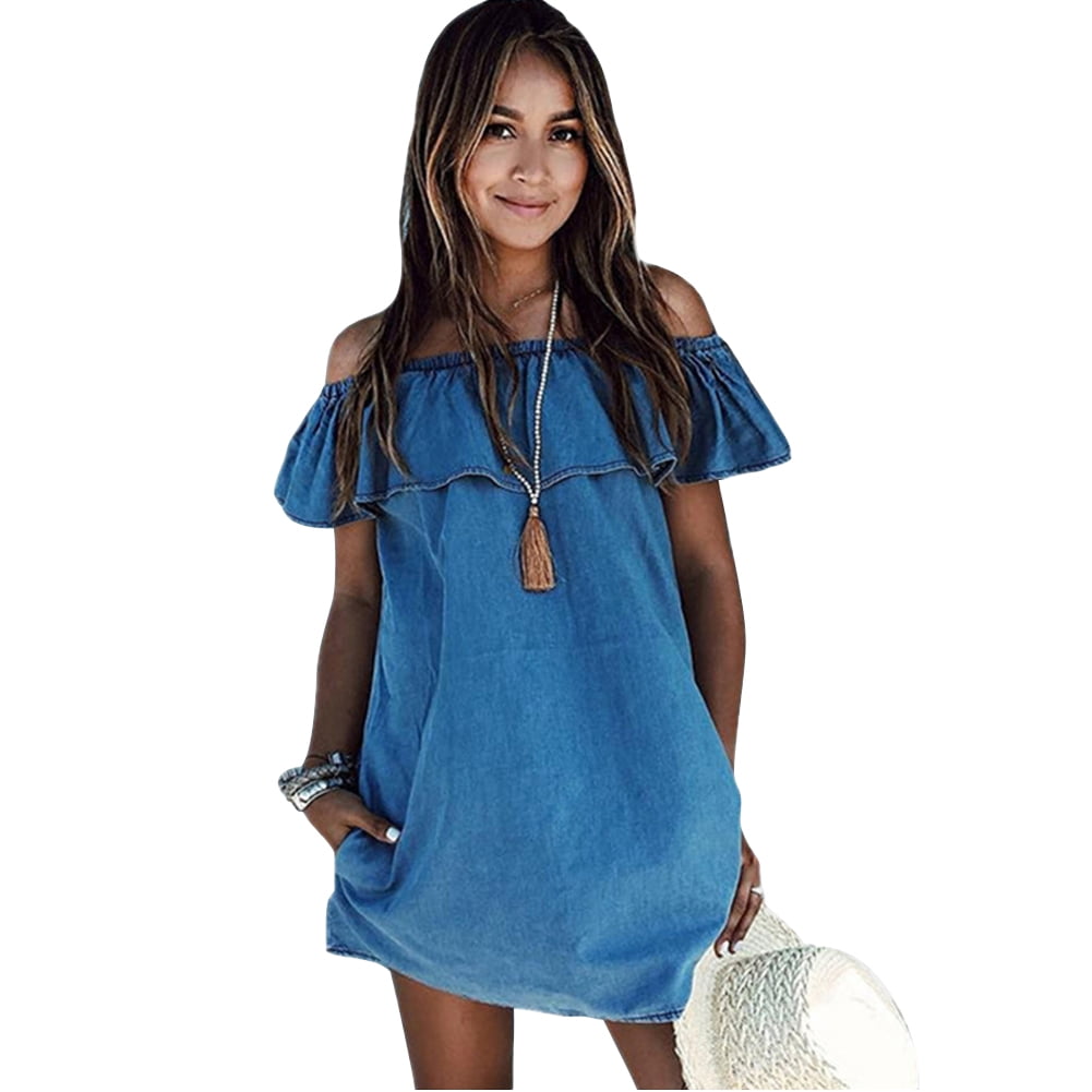 Blue mini dress cheap Blue mini dress cheap